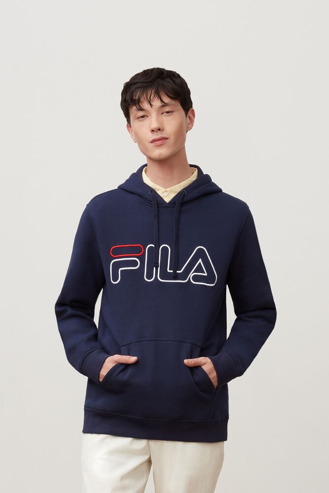 fila navy hoodie
