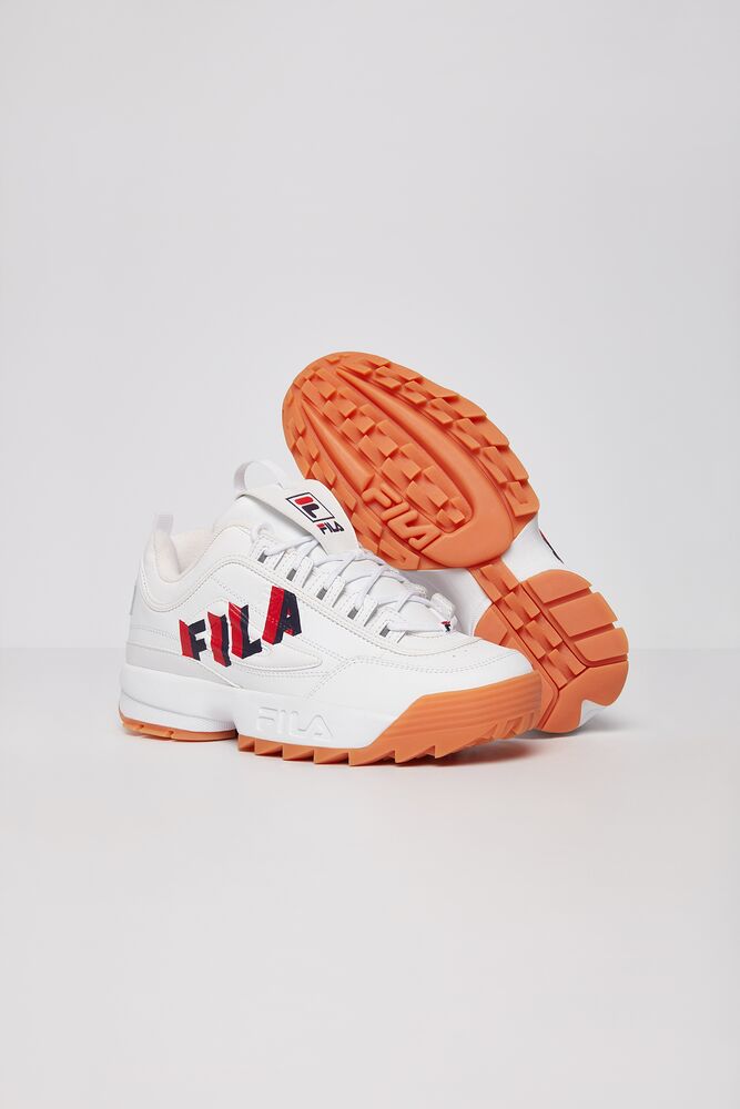 fila disruptor 2 mens orange