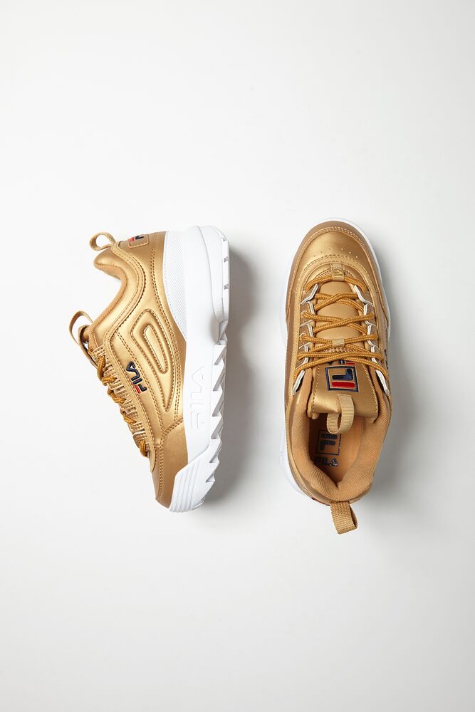 fila shoes disruptor gold