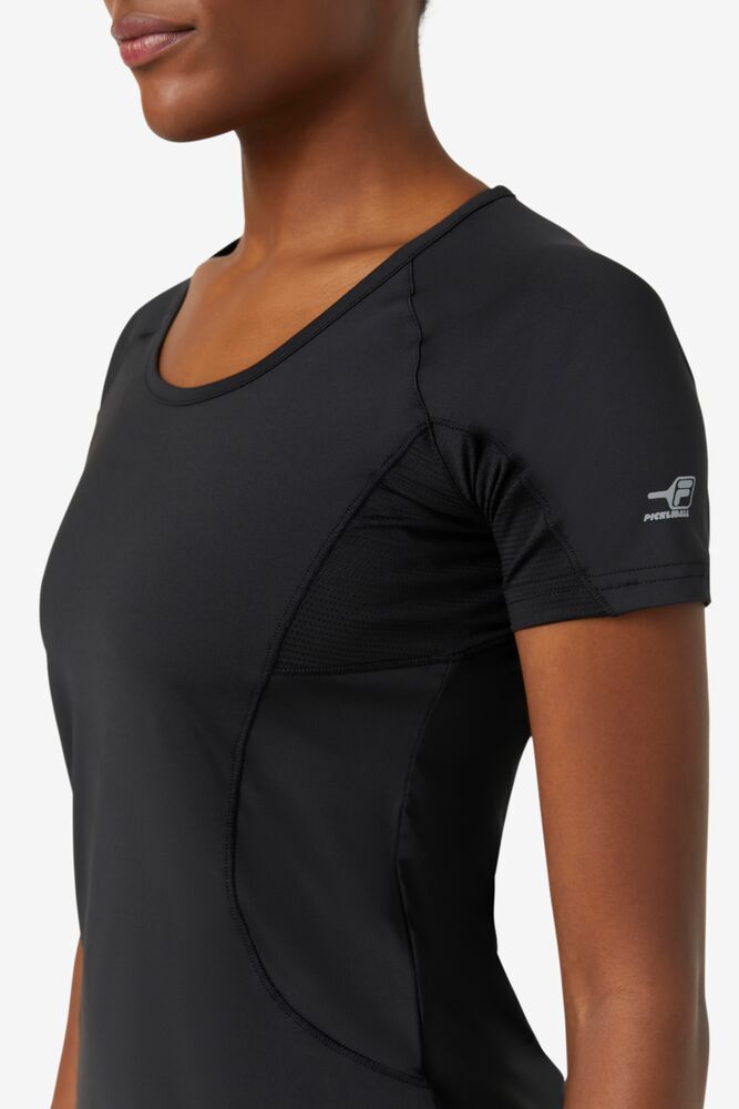 Women's Pickleball Short Sleeve Shirt Fila
