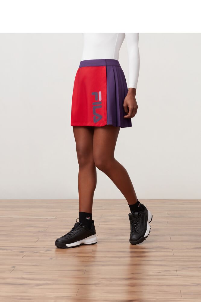 red fila skirt