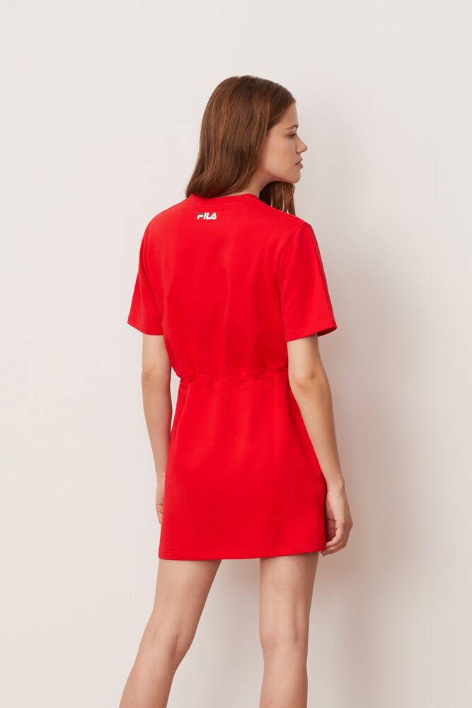 red fila dress
