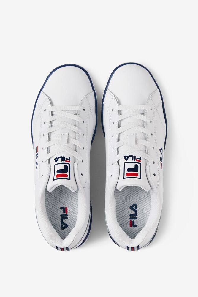 fila leather court shoes