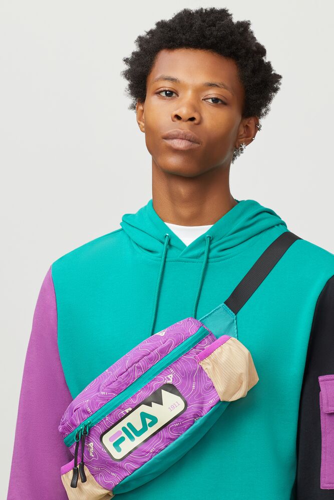 fila blue fanny pack