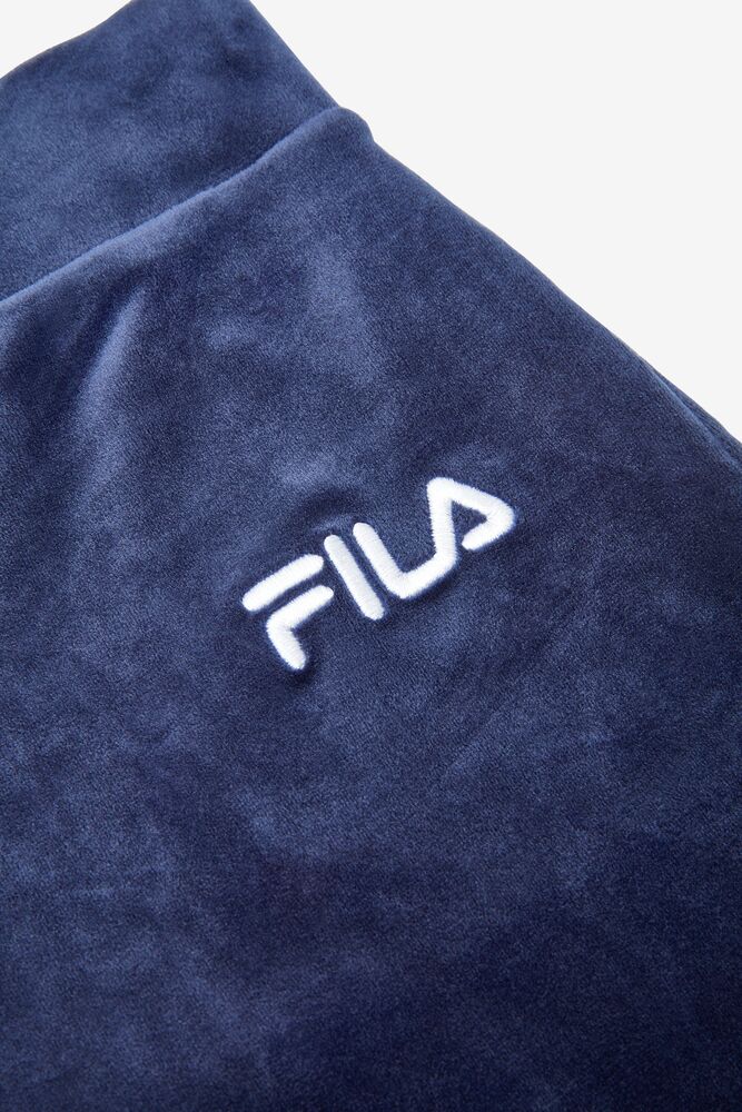 fila velour panel joggers
