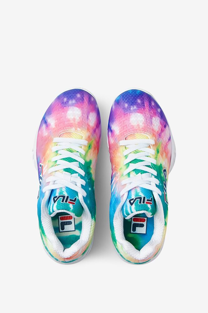 fila tie dye shoes