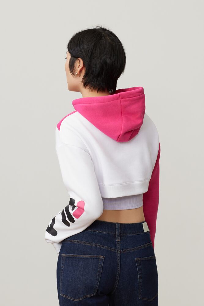fila crop top hoodie
