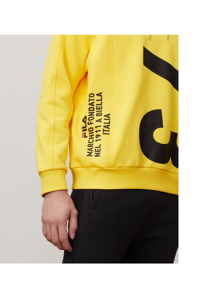 fila sweater yellow