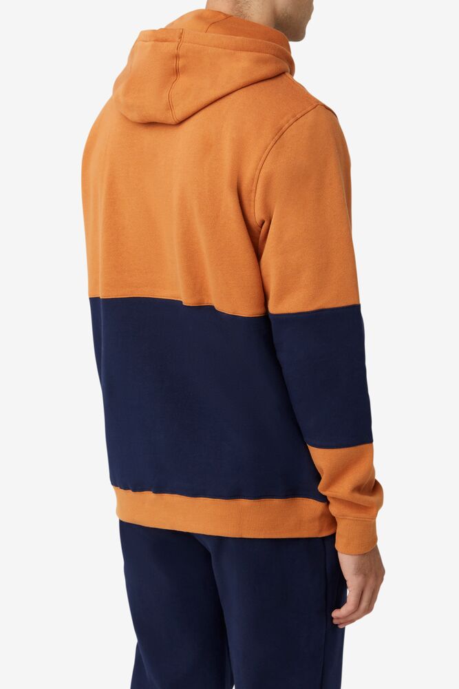 orange fila hoodie