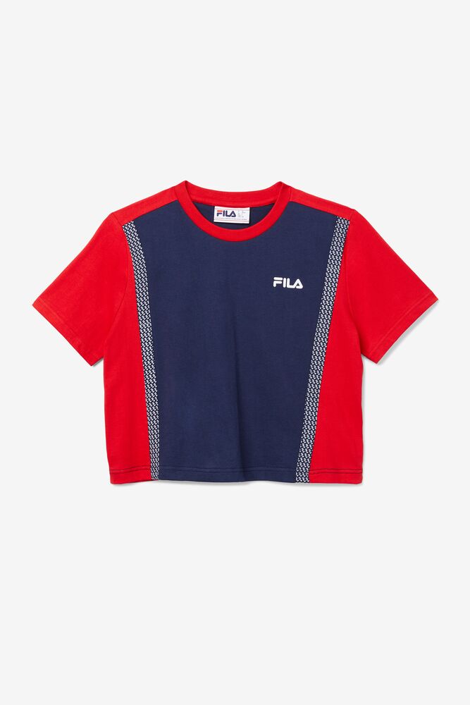 fila color block shirt