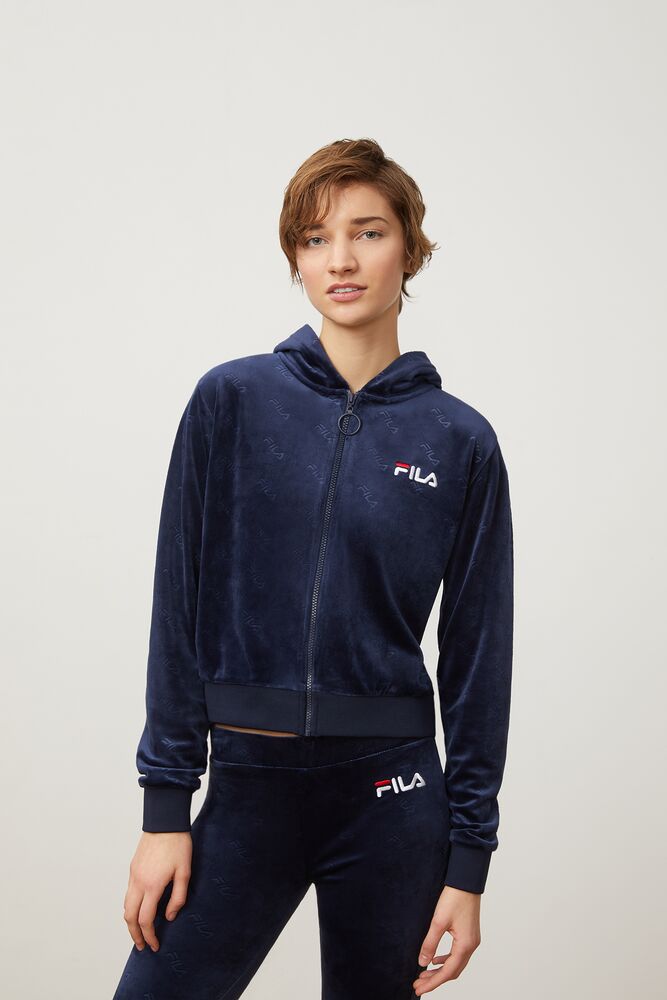 fila velour sweatshirt