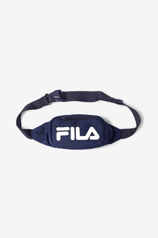 fila heritage linear logo waist bag