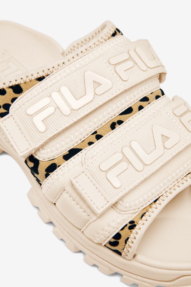 fila leopard print sandals