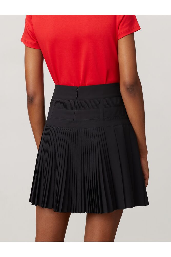 Milano Short Black Pleated Skirt | Fila