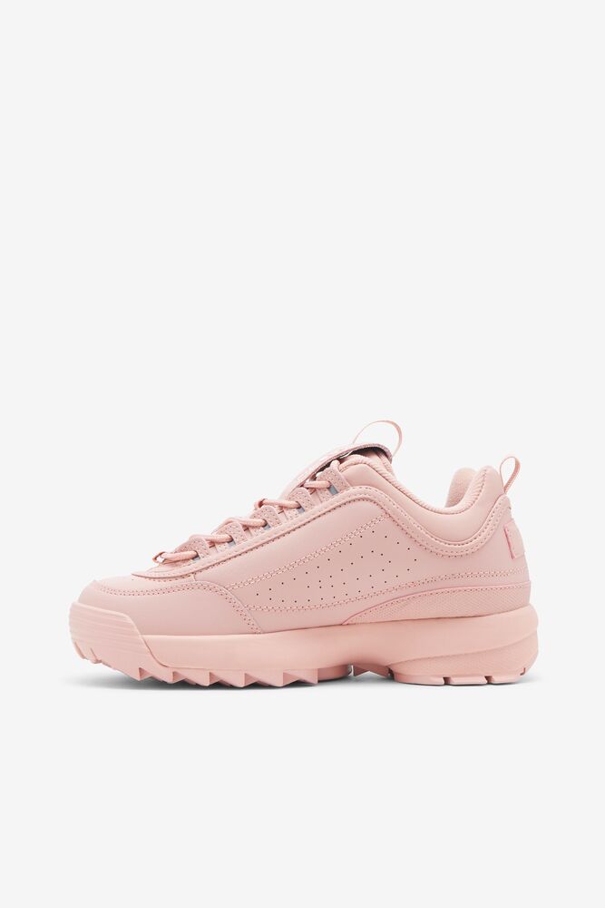 pink rose fila shoes