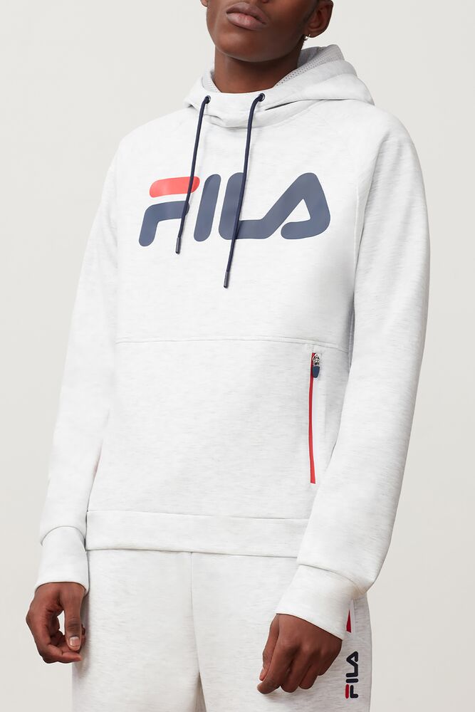 fila hoodie white