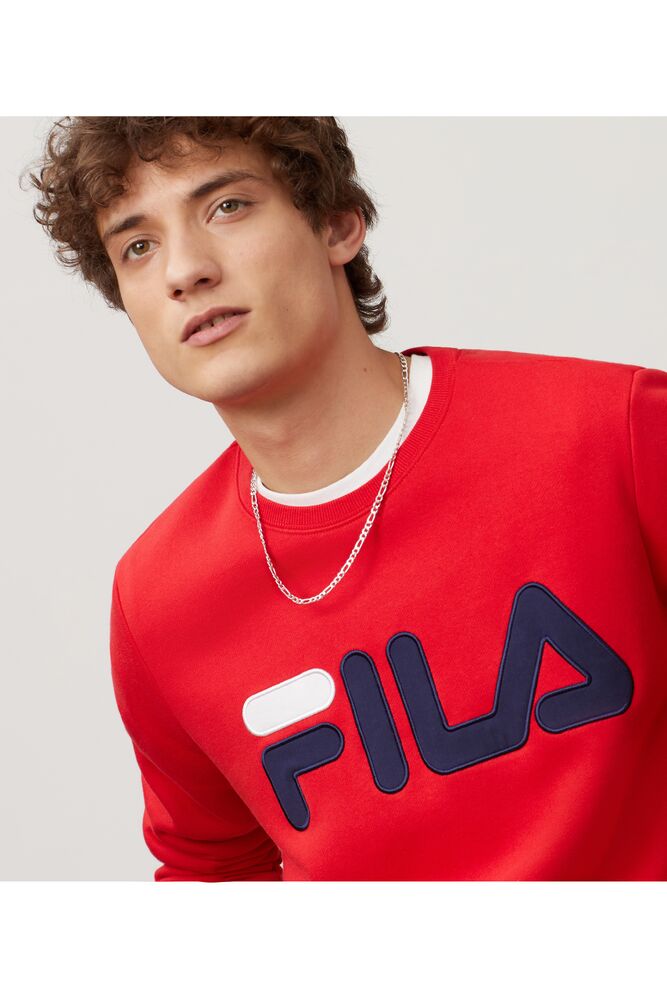 red fila sweatshirt