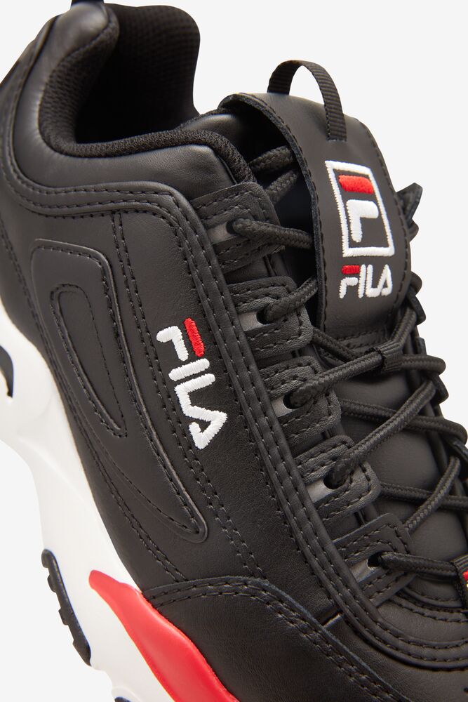 Men's Disruptor 2 X Ray Tracer White Leather Sneakers | Fila