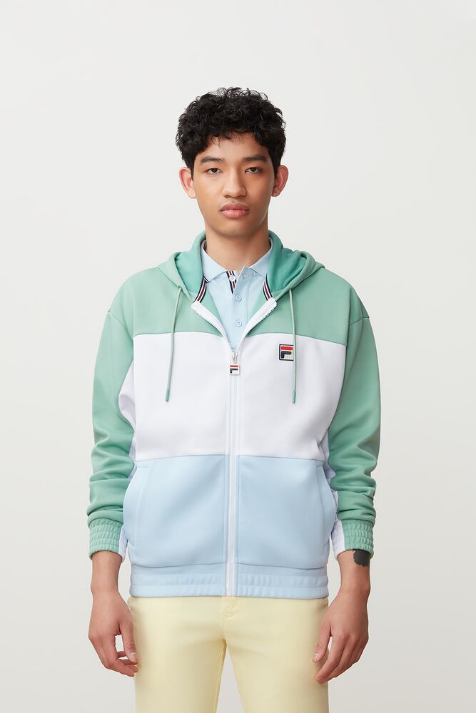 fila tricolor hoodie
