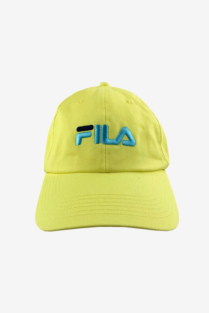 yellow fila hat