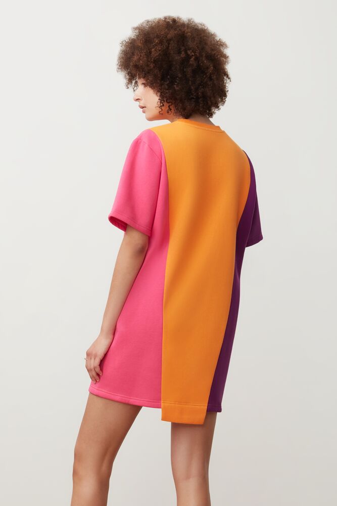 orange fila dress