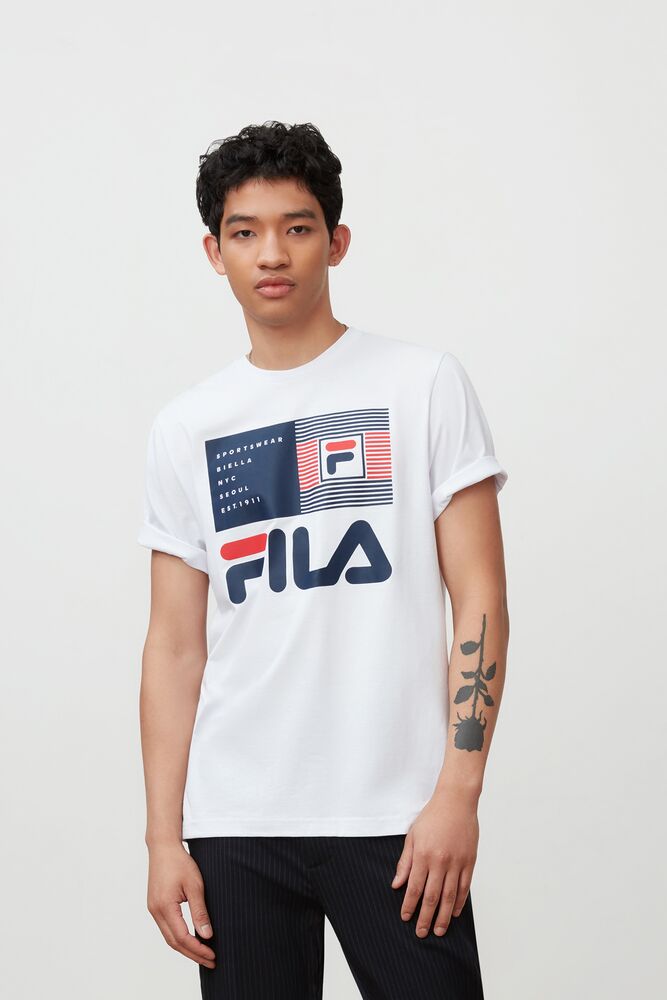 Celso Graphic Tee - Tops | Fila