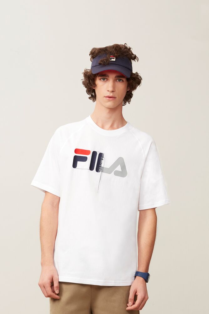 beige fila shirt