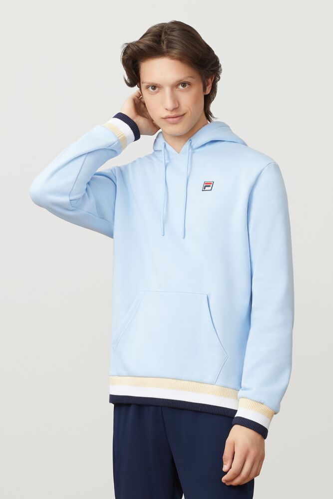 fila striped hoodie