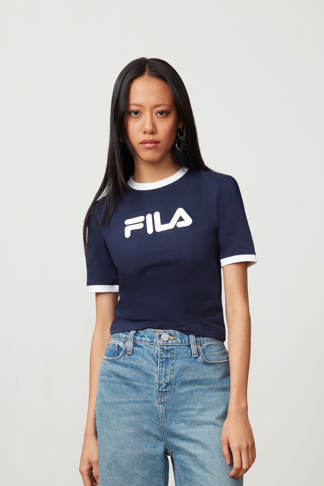Tionne Crop Tee - Tops & T-shirts | Fila
