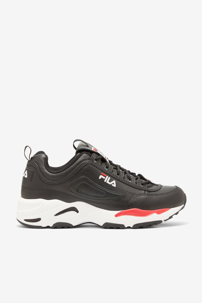 Men's Disruptor 2 X Ray Tracer White Leather Sneakers | Fila