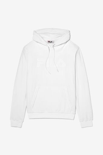 white fila hoodie mens
