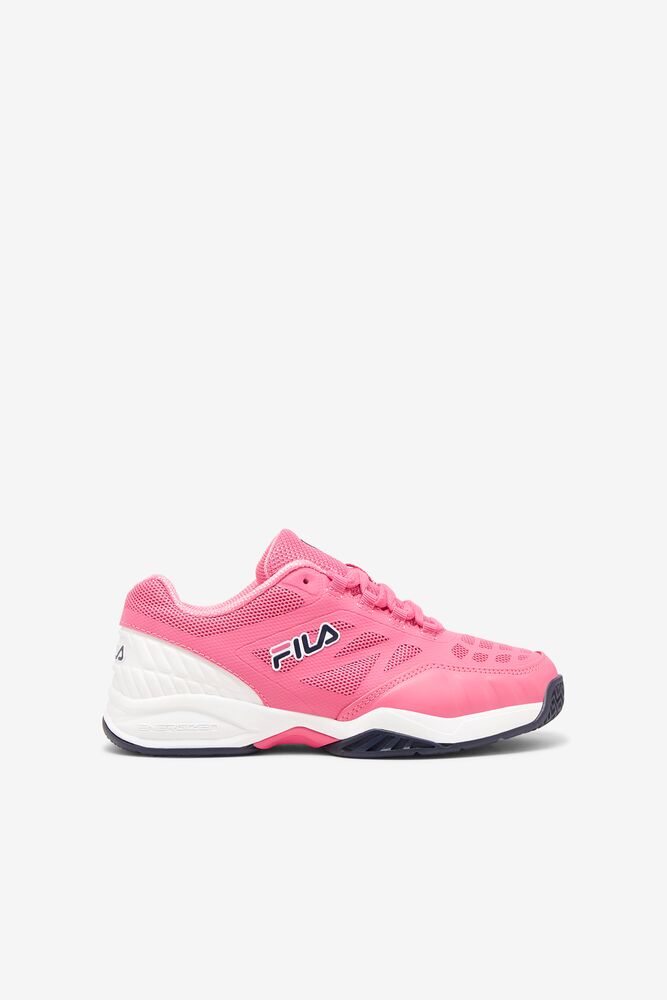 pink fila shoes kids
