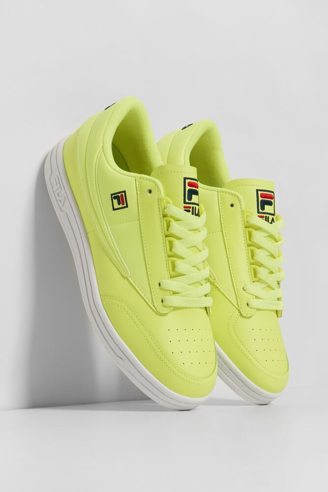 fila tennis shoes yellow