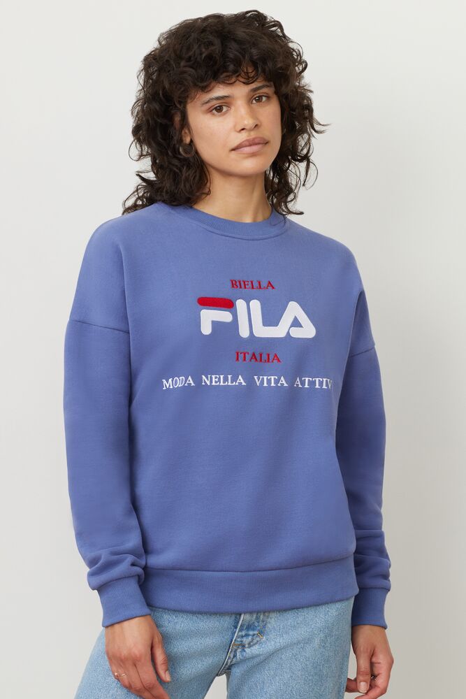 fila blue sweatshirt