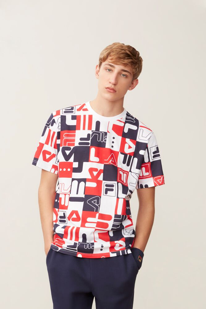 fila all over print tee