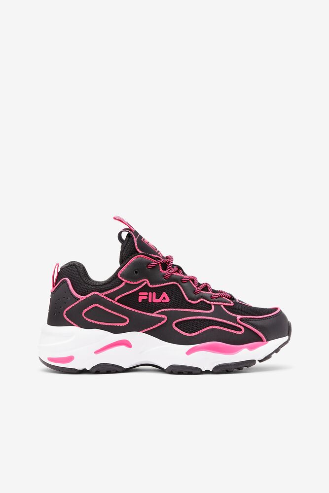 fila neon pink shoes