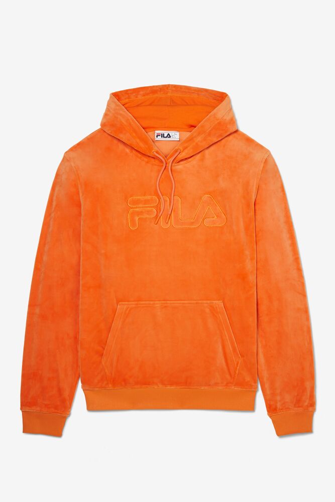 fila asher velour hoodie