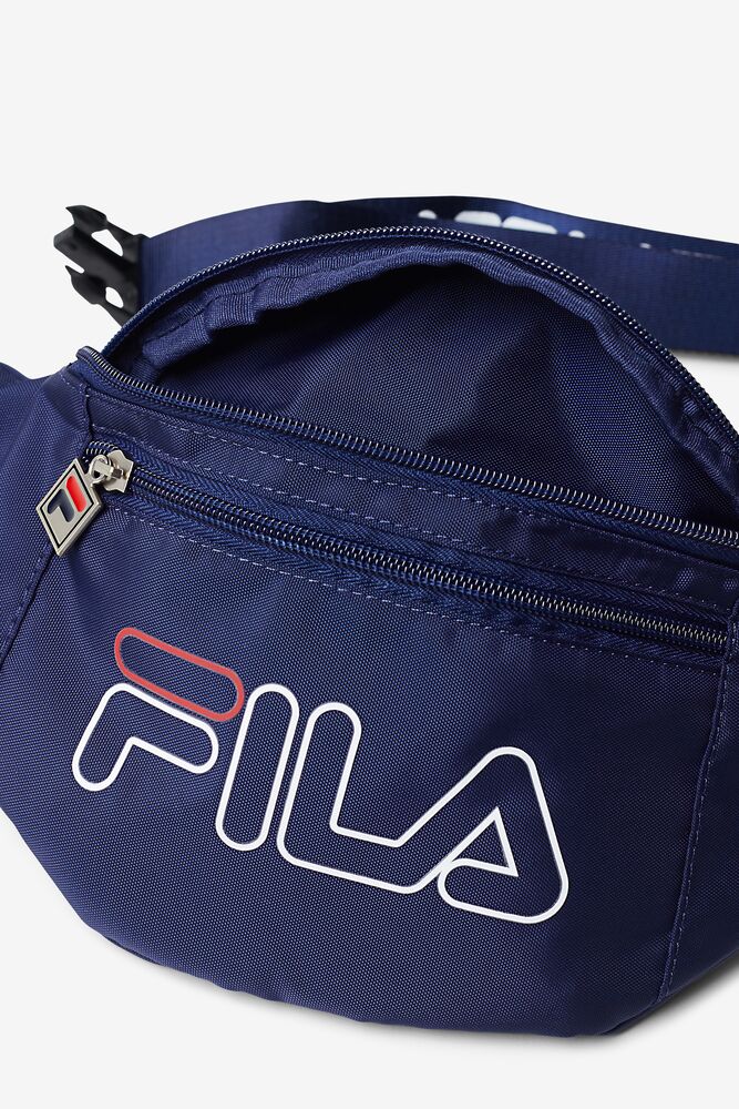 blue fila fanny pack