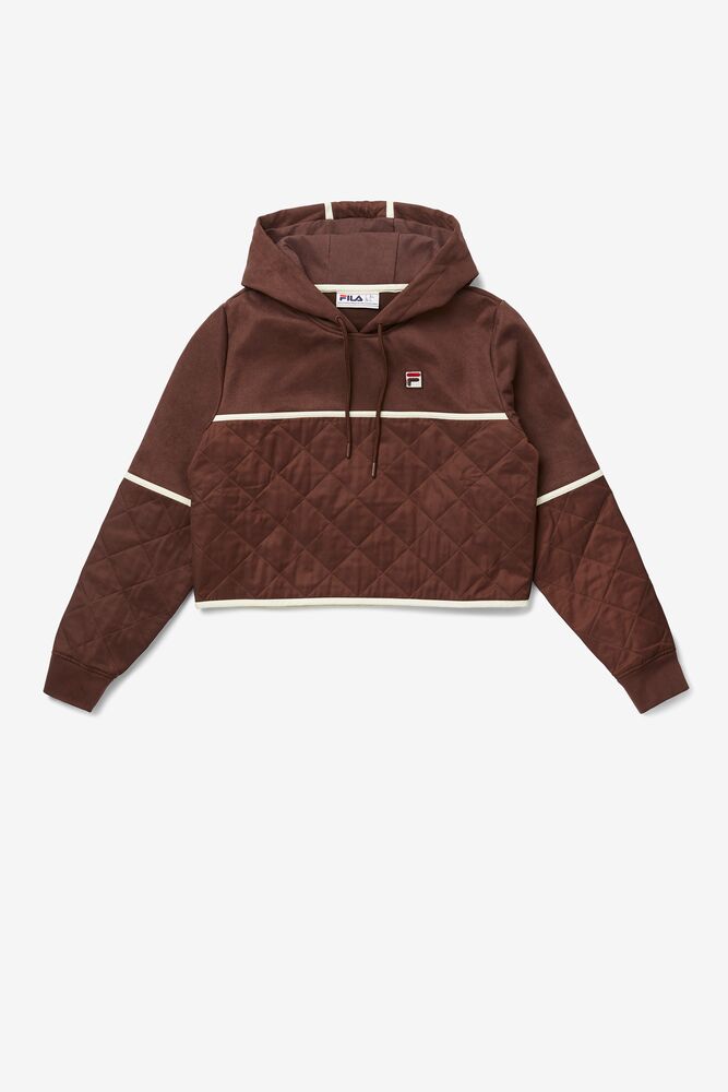 fila hoodie brown