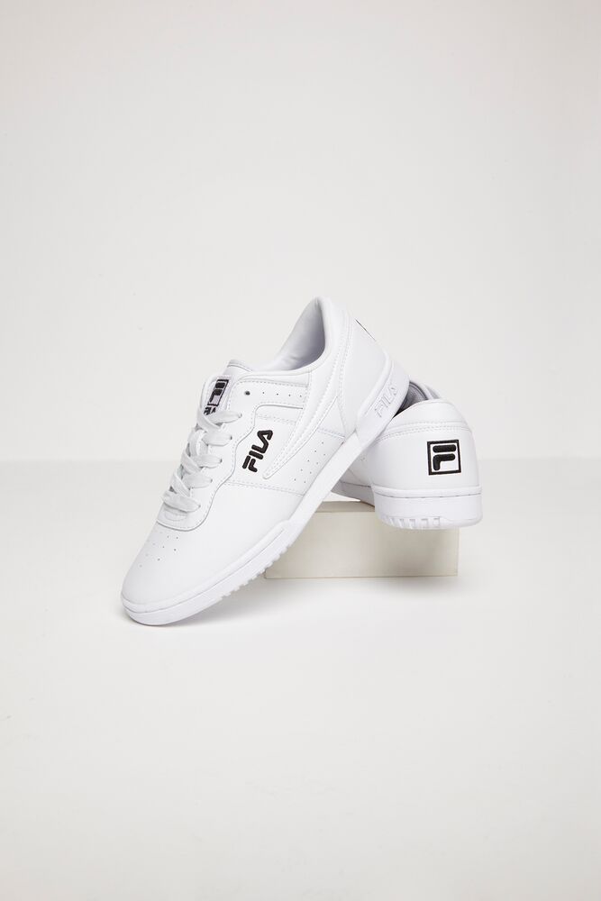 fila white leather sneakers