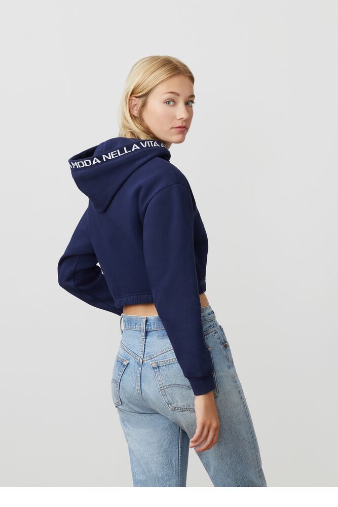 fila crop sweatshirt