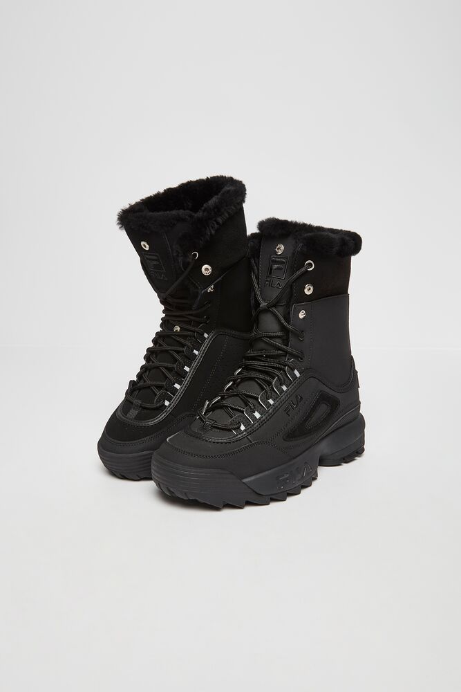fila women's disruptor black