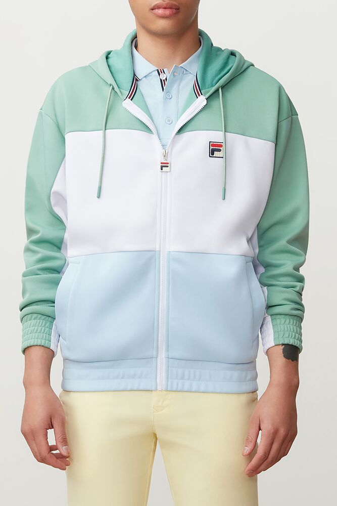 fila sky blue hoodie