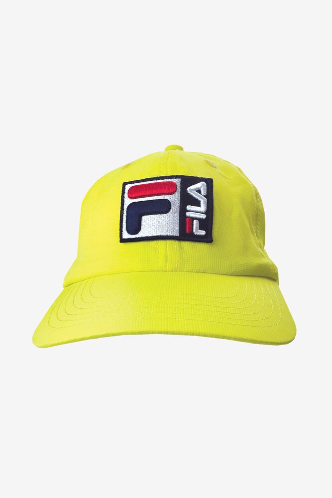 yellow fila hat