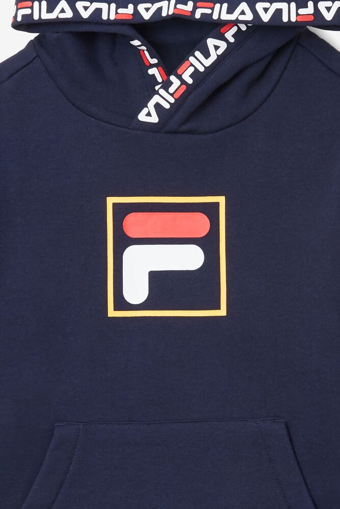 fila hoodie navy