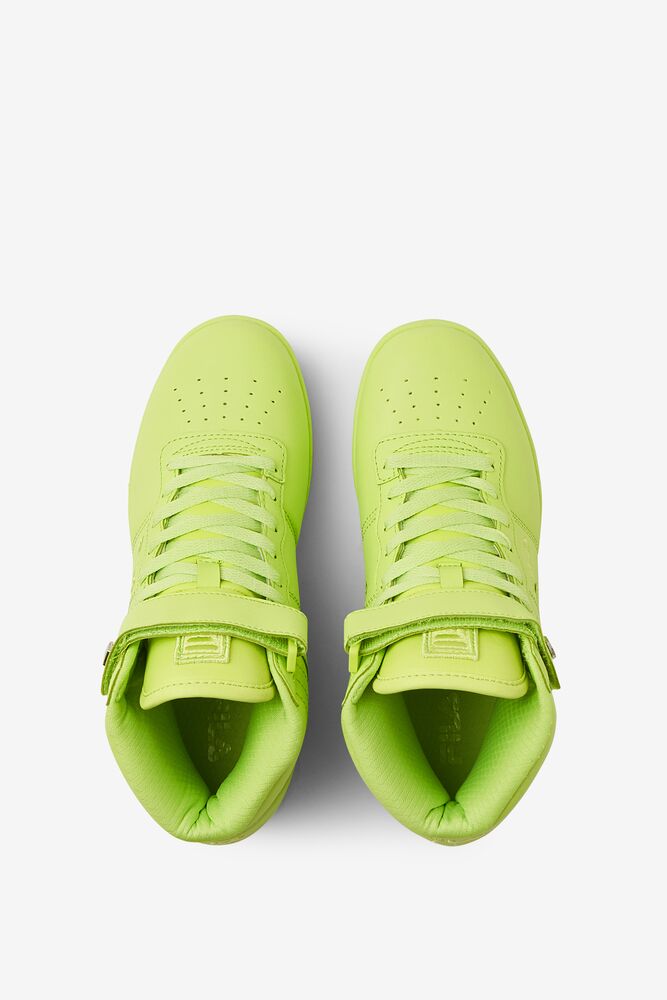 fila shoes lime green