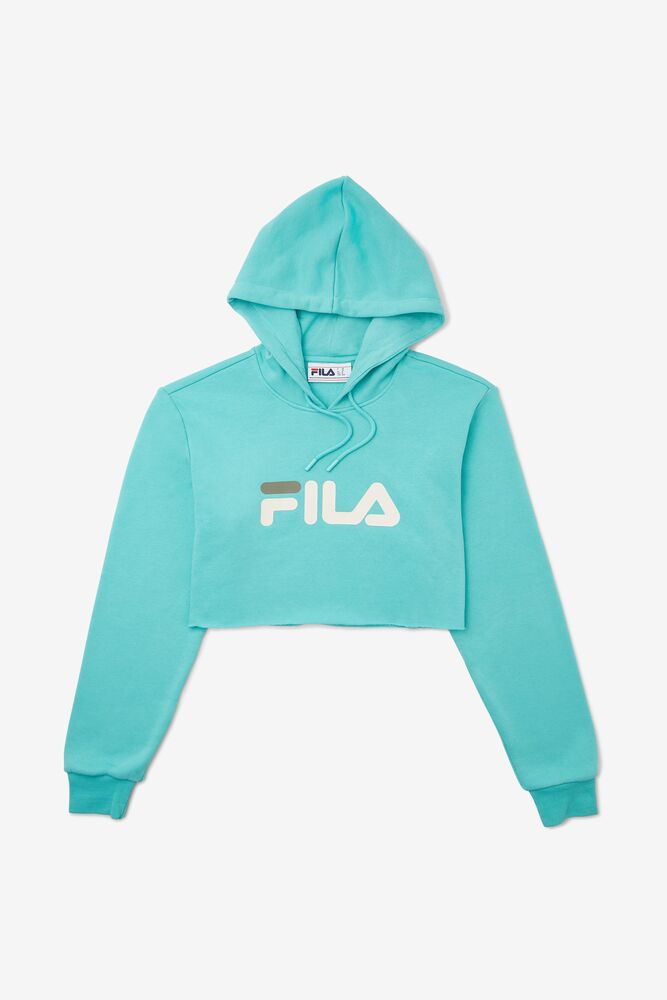 crop hoodie fila