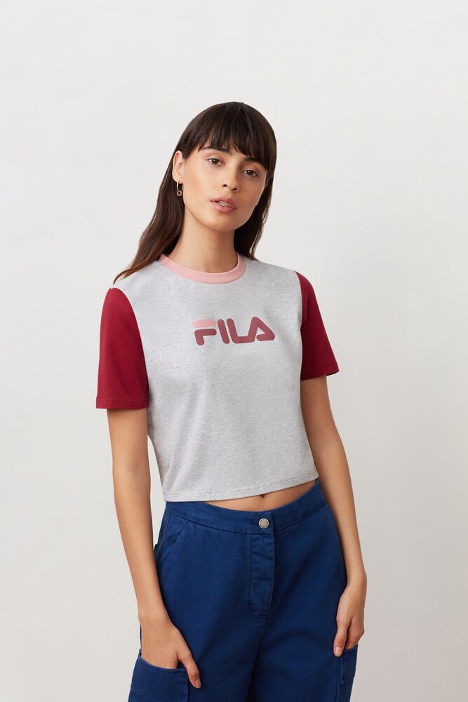 fila shirt crop top