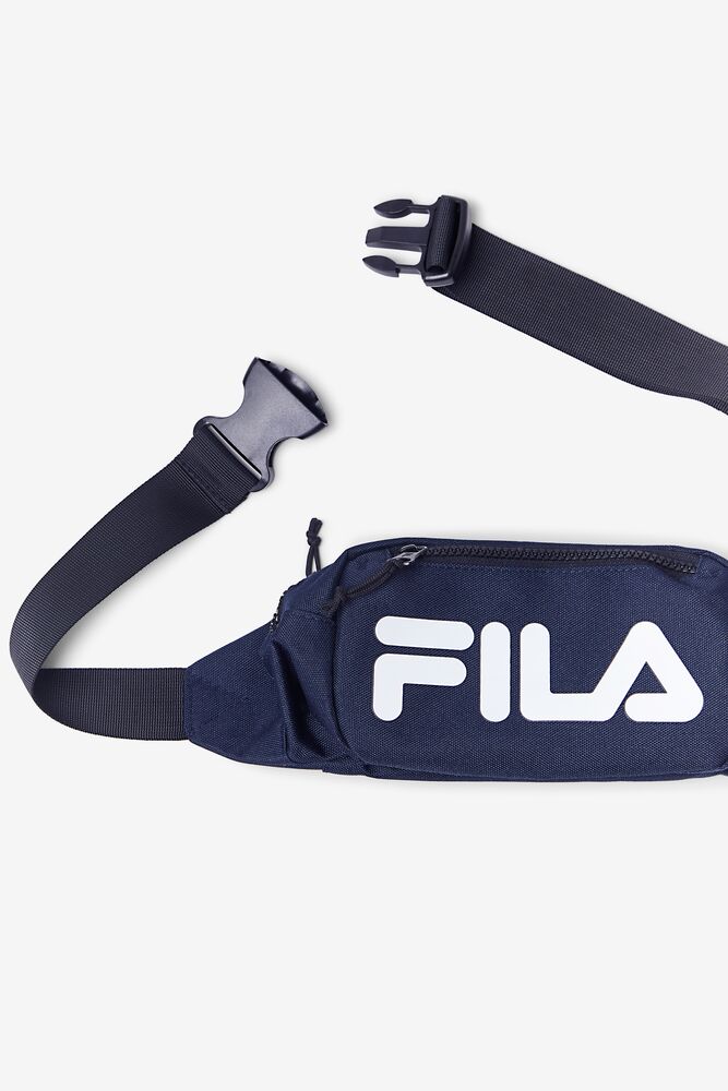 fila heritage linear logo waist bag