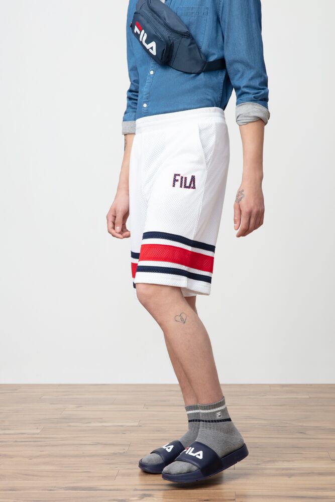 fila striped shorts